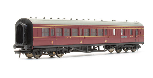 Pre-Owned 34-226B 57' Corridor Brake End Coach LMS Crimson '5328'