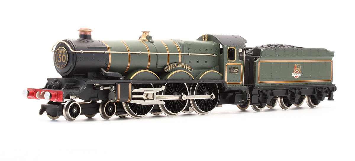 Pre-Owned W2400 BR Green 4-6-0 Castle Class 'Great Western' 7007 Steam Locomotive - Limited Edition