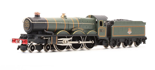 Pre-Owned W2400 BR Green 4-6-0 Castle Class 'Great Western' 7007 Steam Locomotive - Limited Edition