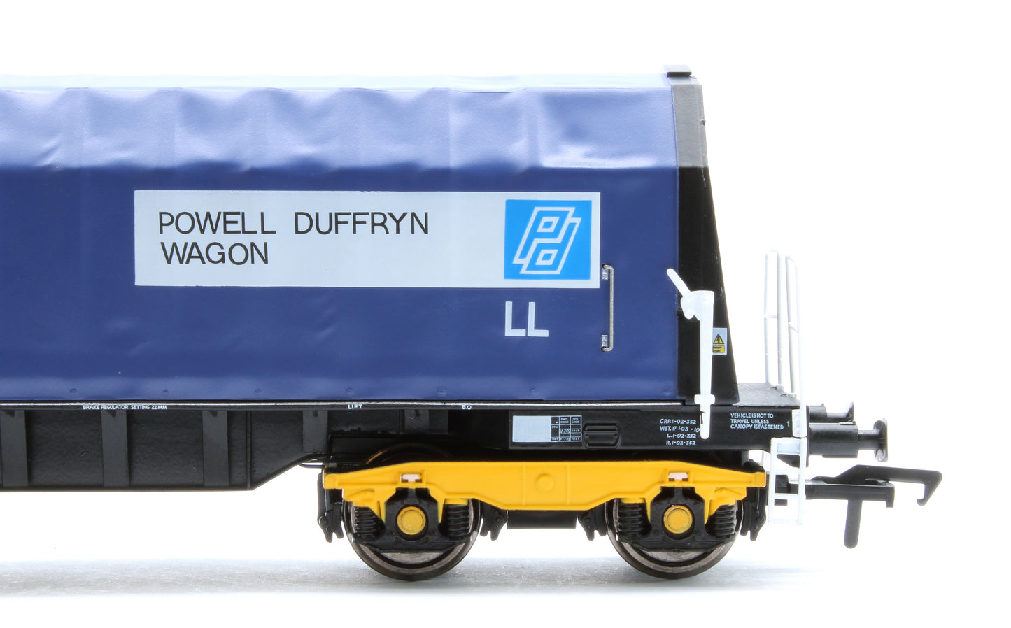 PXA01 TP(D) Set of 3 PXA Steel Coil Carrier PD Blue Tops Code JSA, Yellow Bogies & OHLW Sticker No.3032/3055/3041