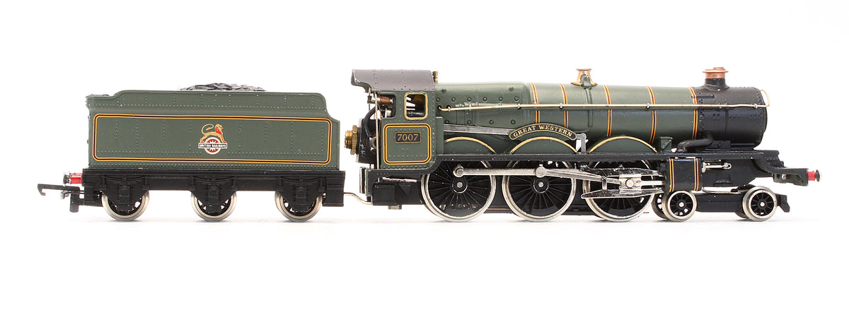 Pre-Owned W2400 BR Green 4-6-0 Castle Class 'Great Western' 7007 Steam Locomotive - Limited Edition