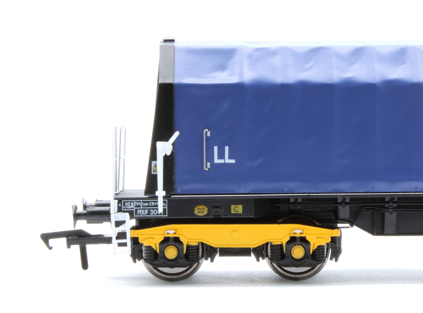 PXA01 TP(D) Set of 3 PXA Steel Coil Carrier PD Blue Tops Code JSA, Yellow Bogies & OHLW Sticker No.3032/3055/3041