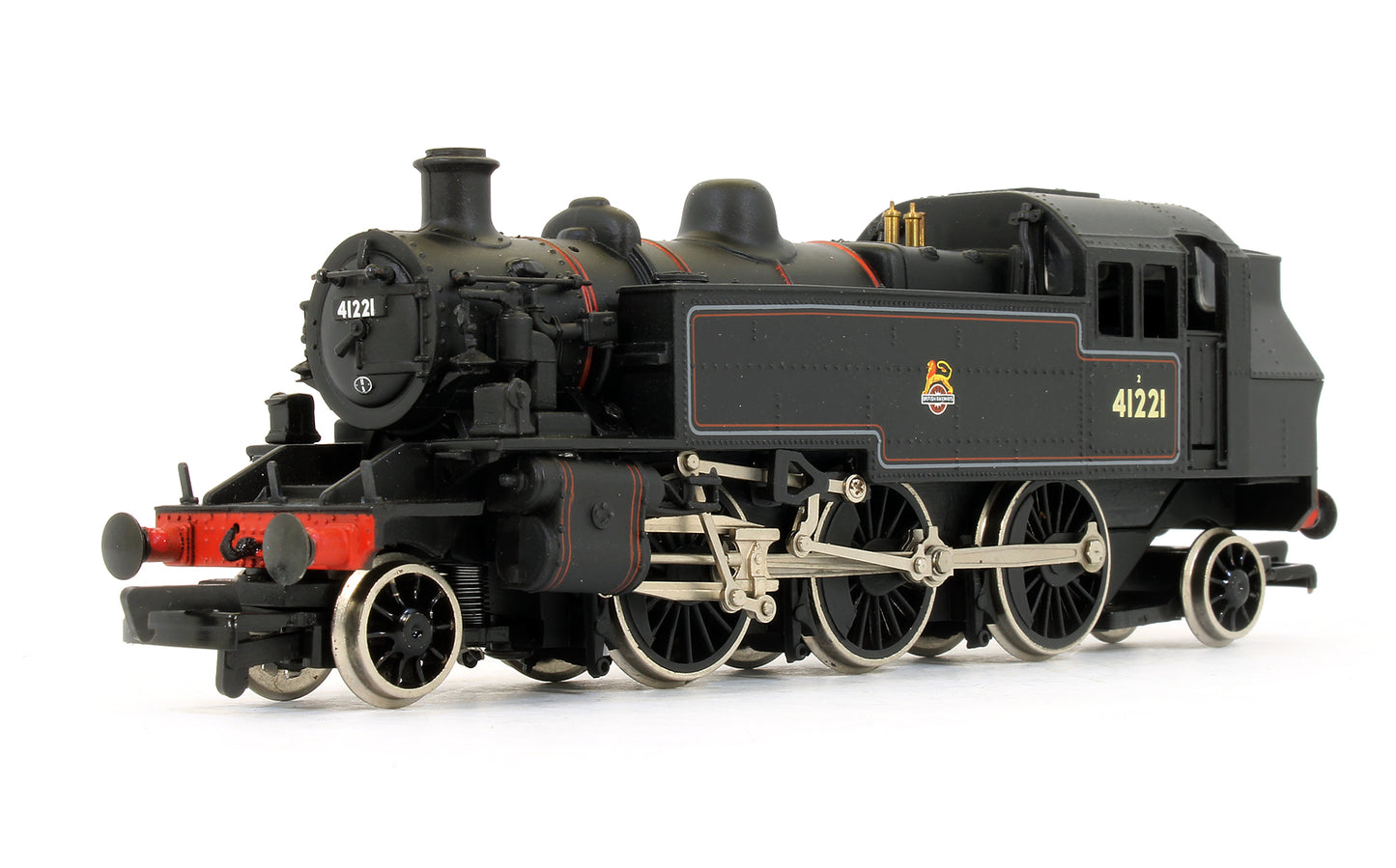 Pre-Owned 31-450 Ivatt 2-6-2 Tank 41221 BR Lined Black Early Emblem Fitted With Push Pull Steam Locomotive
