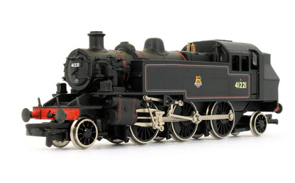 Pre-Owned 31-450 Ivatt 2-6-2 Tank 41221 BR Lined Black Early Emblem Fitted With Push Pull Steam Locomotive