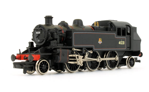 Pre-Owned Ivatt 2-6-2 Tank 41221 BR Lined Black Early Emblem Fitted With Push Pull Steam Locomotive