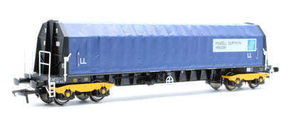 Pre-Owned PXA01 TP(D) Set of 3 PXA Steel Coil Carrier PD Blue Tops Code JSA, Yellow Bogies & OHLW Sticker No.3032/3055/3041