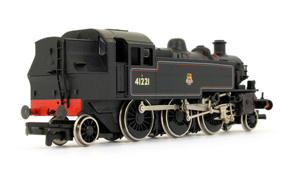 Pre-Owned 31-450 Ivatt 2-6-2 Tank 41221 BR Lined Black Early Emblem Fitted With Push Pull Steam Locomotive