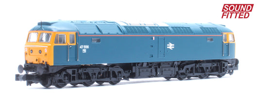 Class 47/4 47556 BR Blue Diesel Locomotive - DCC Sound