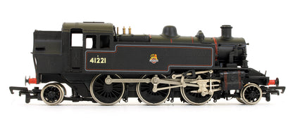 Pre-Owned 31-450 Ivatt 2-6-2 Tank 41221 BR Lined Black Early Emblem Fitted With Push Pull Steam Locomotive