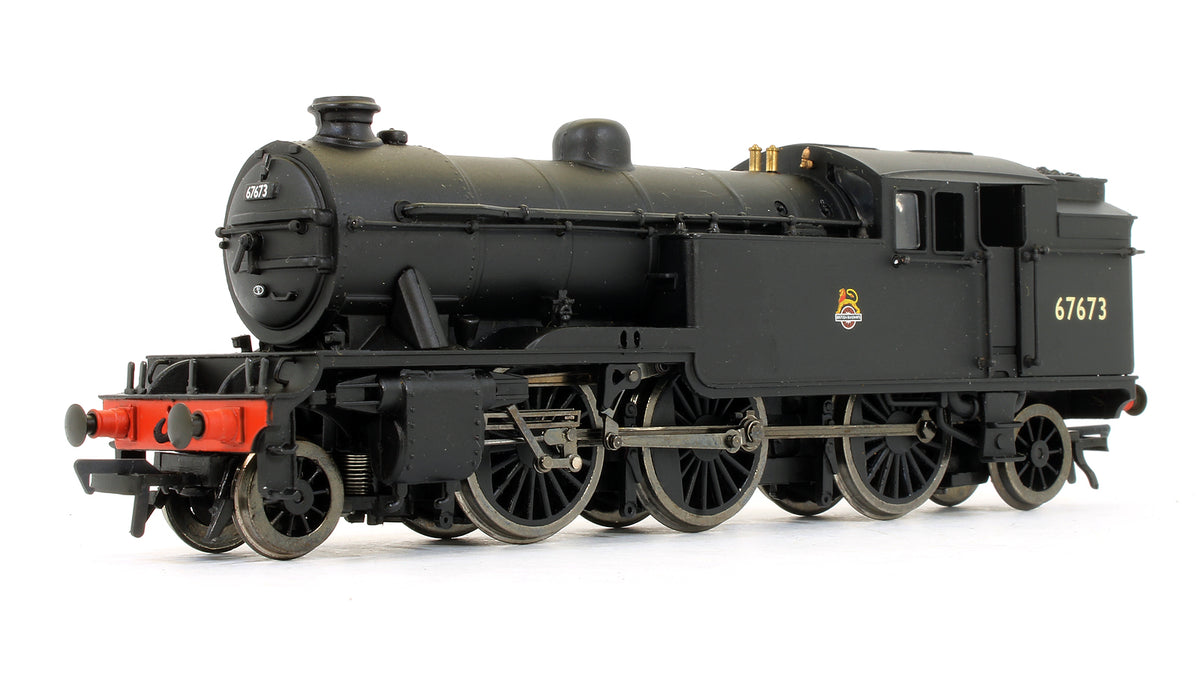 Pre-Owned 31-609 V3 Tank 67673 BR Plain Black Early Emblem With Westinghouse Pump Steam Locomotive