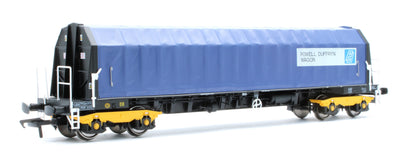 Pre-Owned PXA01 TP(D) Set of 3 PXA Steel Coil Carrier PD Blue Tops Code JSA, Yellow Bogies & OHLW Sticker No.3032/3055/3041
