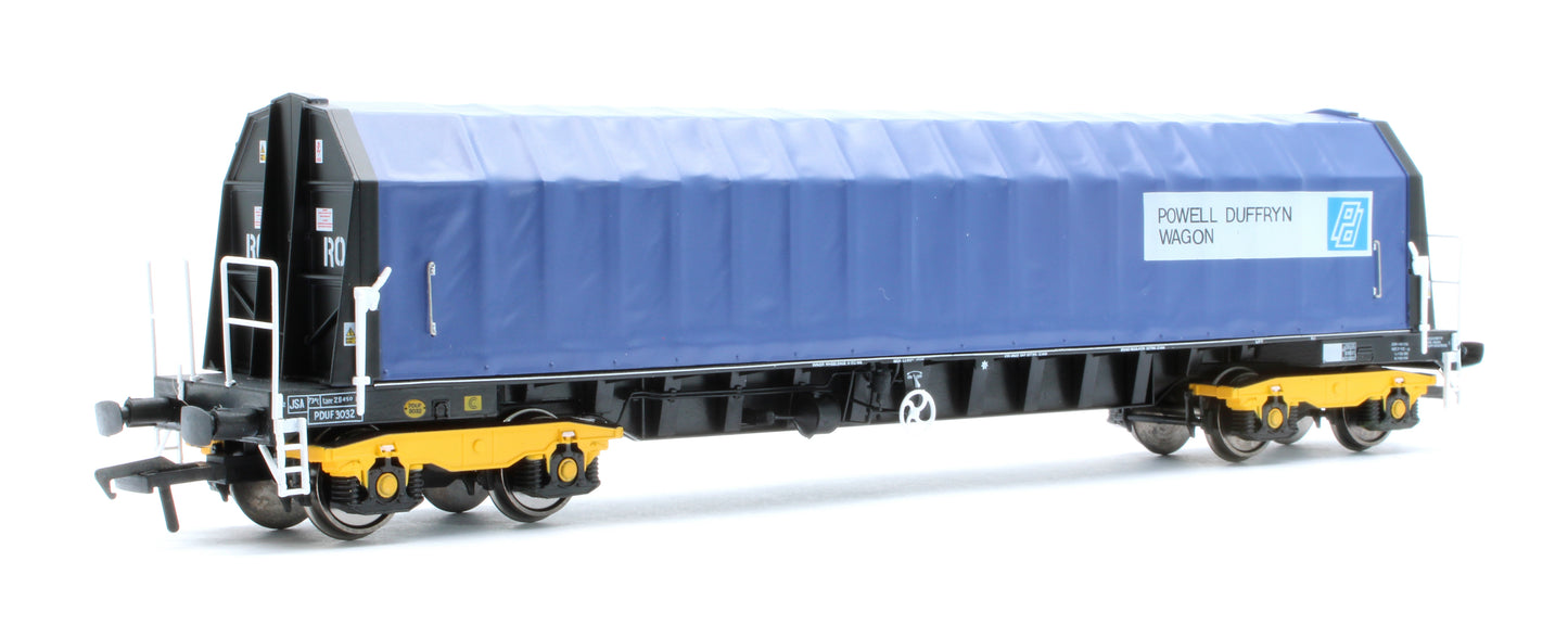 PXA01 TP(D) Set of 3 PXA Steel Coil Carrier PD Blue Tops Code JSA, Yellow Bogies & OHLW Sticker No.3032/3055/3041