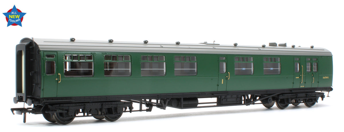 34-761A SR Bulleid Brake Composite Corridor 10" Vents BR (SR) Green No.S6739S