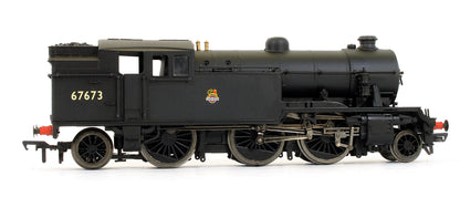 Pre-Owned 31-609 V3 Tank 67673 BR Plain Black Early Emblem With Westinghouse Pump Steam Locomotive