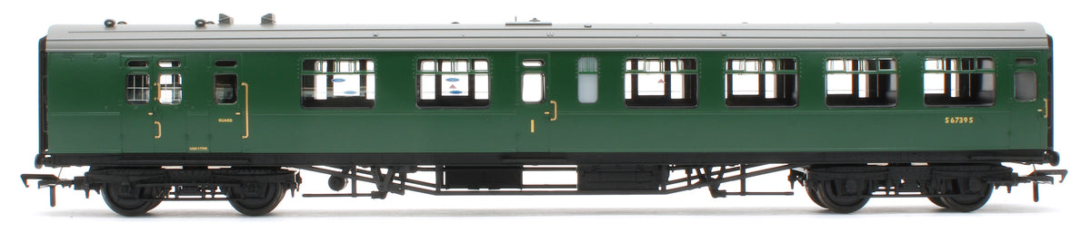 34-761A SR Bulleid Brake Composite Corridor 10" Vents BR (SR) Green No.S6739S