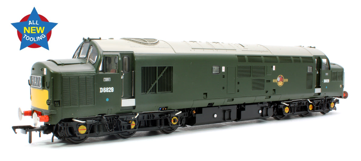 Pre-Owned Class 37/0 Centre Headcode D6829 BR Green (Small Yellow Panels) Diesel Locomotive