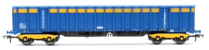Pre-Owned JXA01 S(A) Single JXA Bogie Scrap Wagon TIPH Blue As Converted w/Yellow Band No.3022