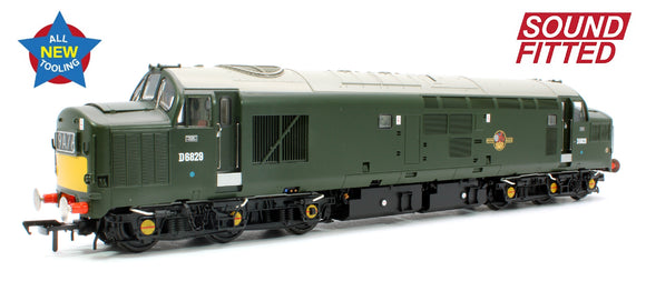 Class 37/0 Centre Headcode D6829 BR Green (Small Yellow Panels) Diesel Locomotive (DCC Sound)