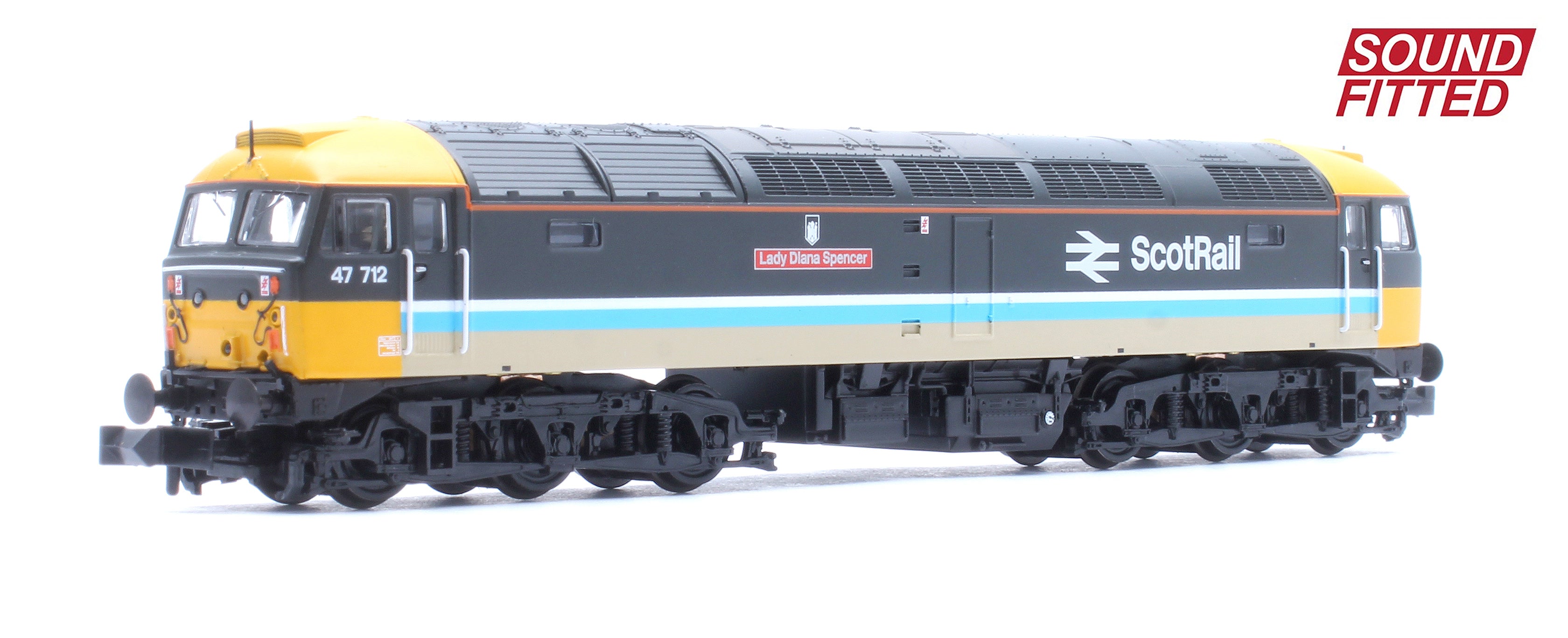 Graham Farish 372-245ASF Class 47/7 47712 'Lady Diana – Rails