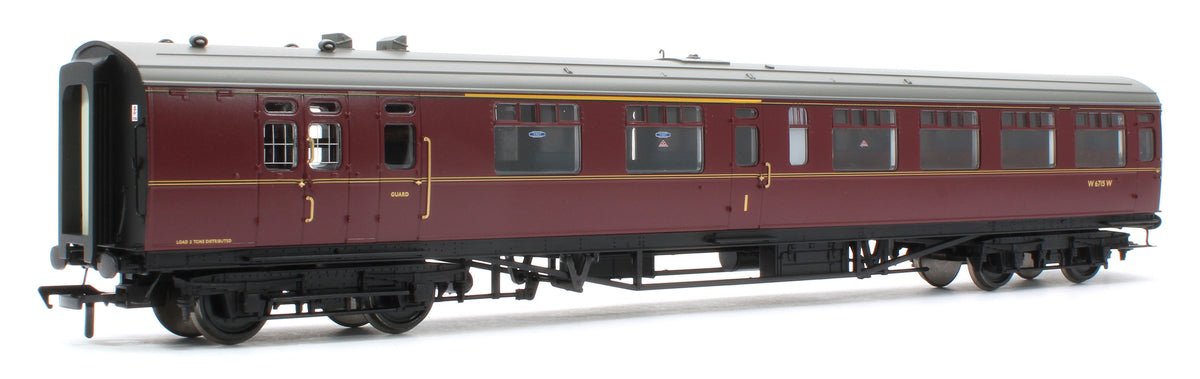 34-762 SR Bulleid Brake Composite Corridor 10" Vents BR Maroon No.W6715W