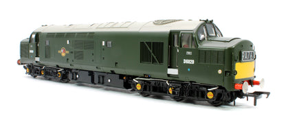 Class 37/0 Centre Headcode D6829 BR Green (Small Yellow Panels) Diesel Locomotive (Deluxe DCC Sound)