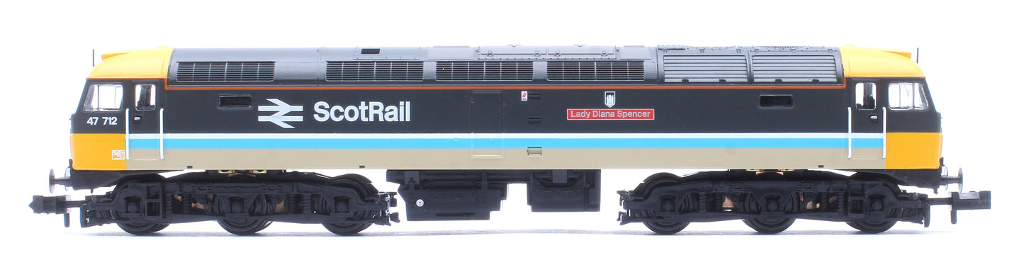 Class 47/7 47712 'Lady Diana Spencer' BR ScotRail Diesel Locomotive