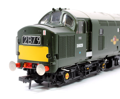 Class 37/0 Centre Headcode D6829 BR Green (Small Yellow Panels) Diesel Locomotive (Deluxe DCC Sound)