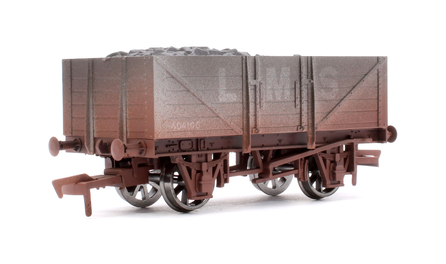 5 Plank Wagon LMS 404105 - Weathered