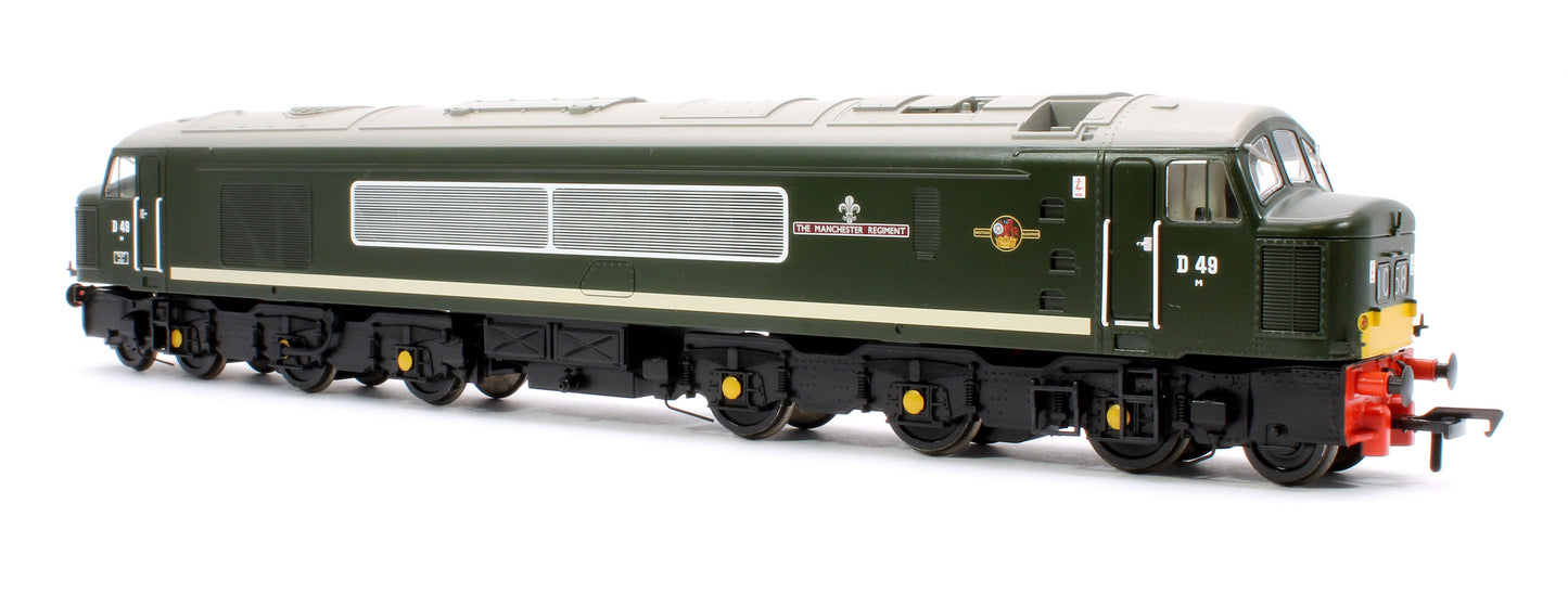 Pre-Owned Class 45 Split Centre H/C D49 'The Manchester Regiment' BR Green (Small Yellow Panels) Diesel Locomotive - DCC Sound