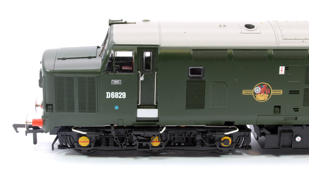 Class 37/0 Centre Headcode D6829 BR Green (Small Yellow Panels) Diesel Locomotive (Deluxe DCC Sound)