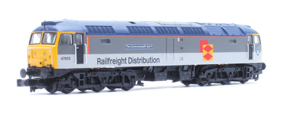 Class 47/4 47555 'The Commonwealth Spirit' BR RF Distribution European Diesel Locomotive