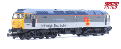 Class 47/4 47555 'The Commonwealth Spirit' BR RF Distribution European Diesel Locomotive - DCC Sound