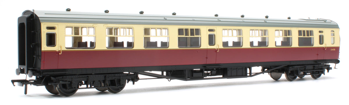 34-825 SR Bulleid Third Open 15" Vents BR Crimson & Cream No.S1478