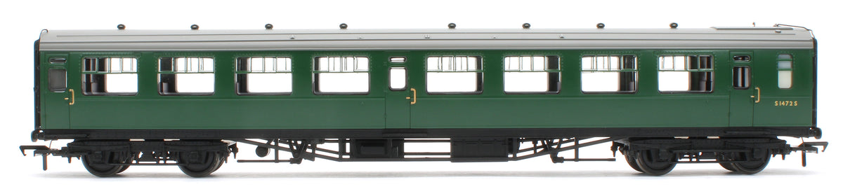 34-826 SR Bulleid Second Open 15" Vents BR (SR) Green No.S1472S