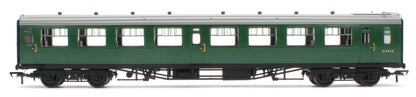 34-826 SR Bulleid Second Open 15" Vents BR (SR) Green No.S1472S