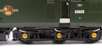 Class 37/0 Centre Headcode D6829 BR Green (Small Yellow Panels) Diesel Locomotive (Deluxe DCC Sound)