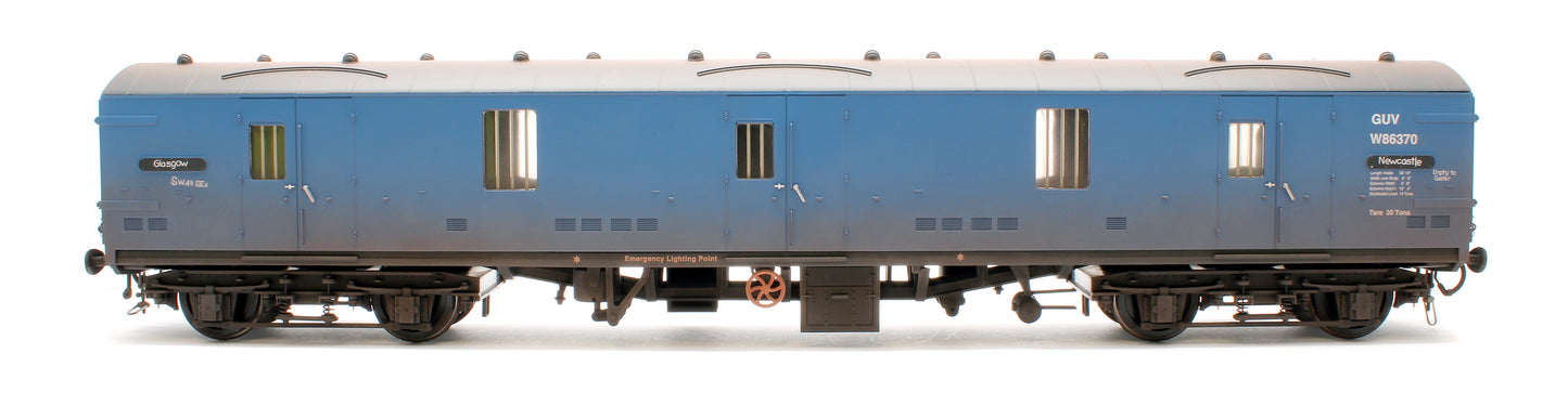 Mk1 General Utility Van (GUV) BR Blue W86370 WEATHERED (BR1)