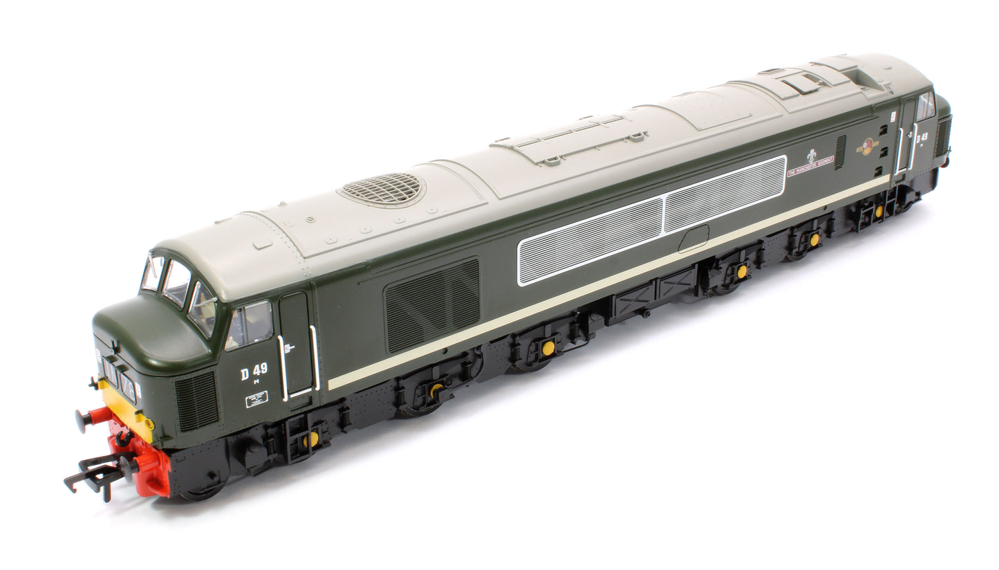 Class 45 Split Centre H/C D49 'The Manchester Regiment' BR Green (Small Yellow Panels) Diesel Locomotive - DCC Sound