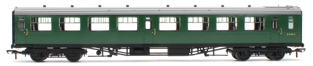 34-826A SR Bulleid Second Open 15" Vents BR (SR) Green No.S1496S