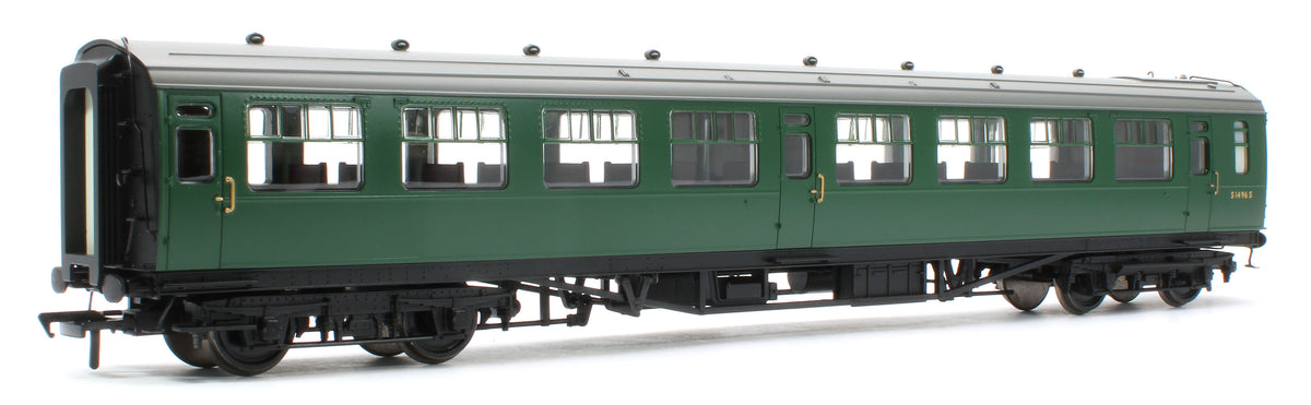 34-826A SR Bulleid Second Open 15" Vents BR (SR) Green No.S1496S