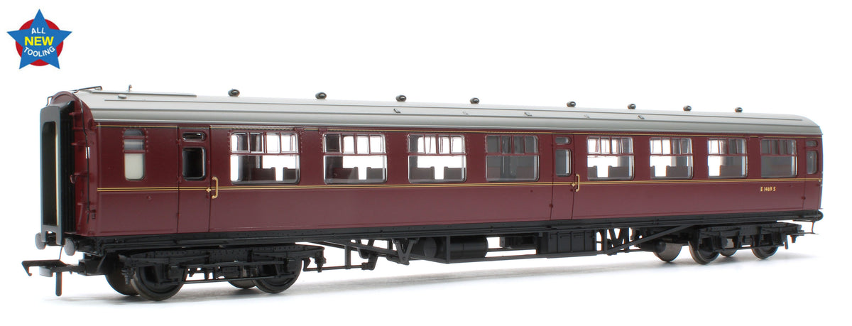 34-827 SR Bulleid Second Open 15" Vents BR Maroon No.E1469S