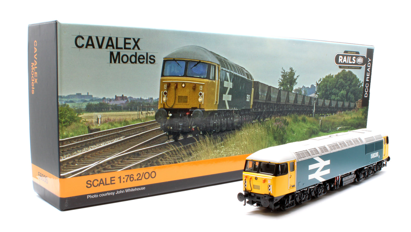CM - 56036 - LL Class 56 BR Blue No.56036 (Large Logo) Diesel Locomotive