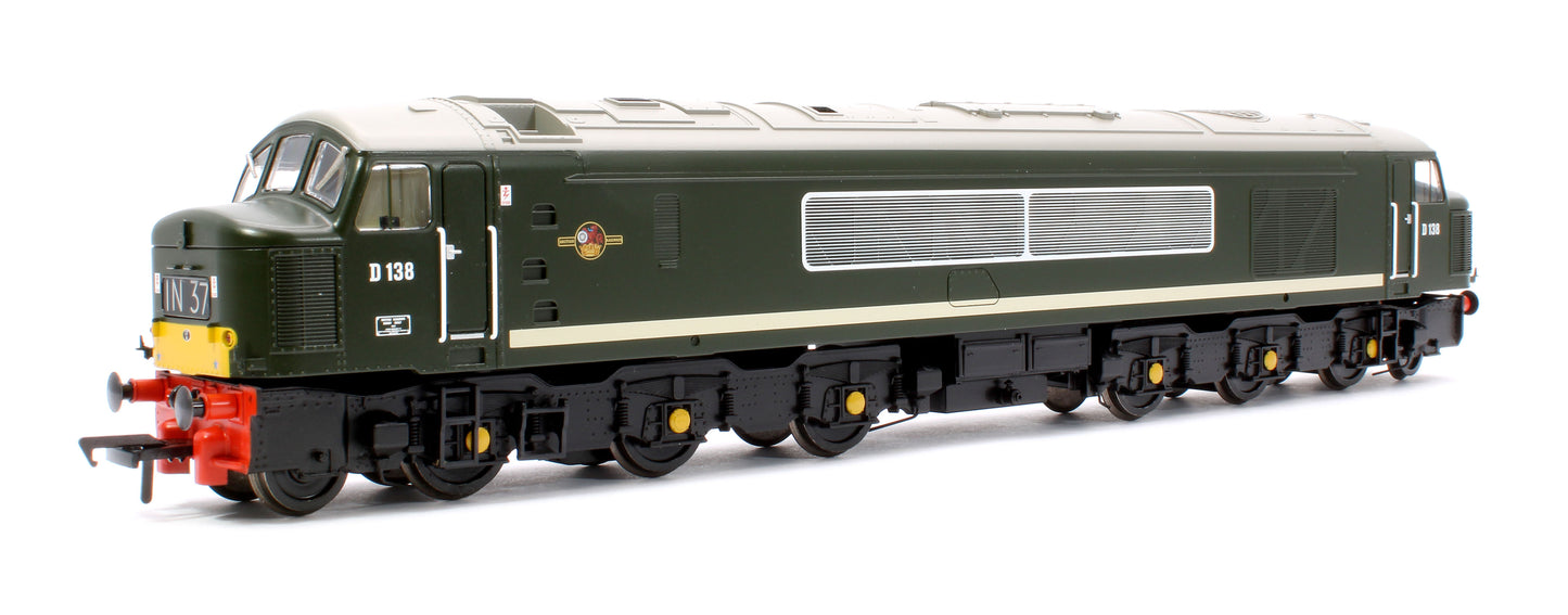 Class 46 Centre Headcode D138 BR Green (Small Yellow Panels) Diesel Locomotive - DCC Sound