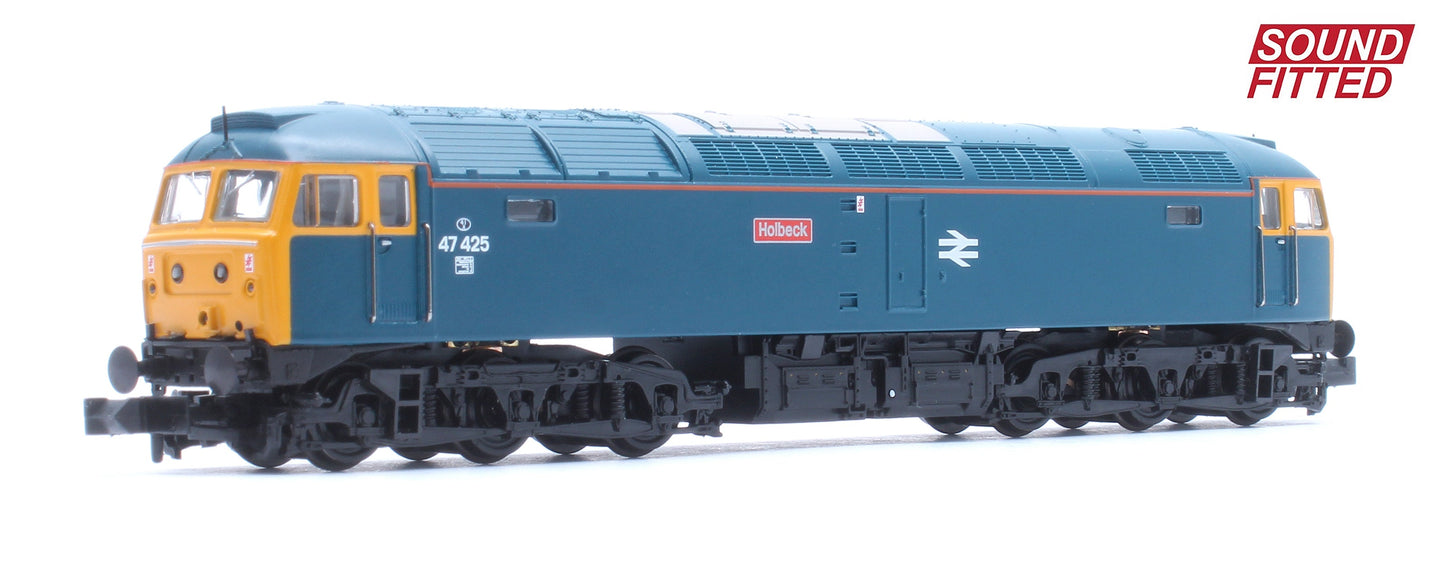 Pre-Owned Class 47/4 47425 'Holbeck' BR Blue Diesel Locomotive - DCC Sound