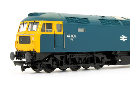 Pre-Owned 32-802 Class 47035 BR Blue Full Yellow Ends Domino Head Code Diesel Locomotive