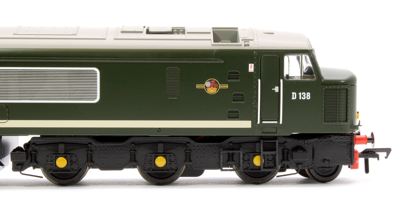 Class 46 Centre Headcode D138 BR Green (Small Yellow Panels) Diesel Locomotive - DCC Sound