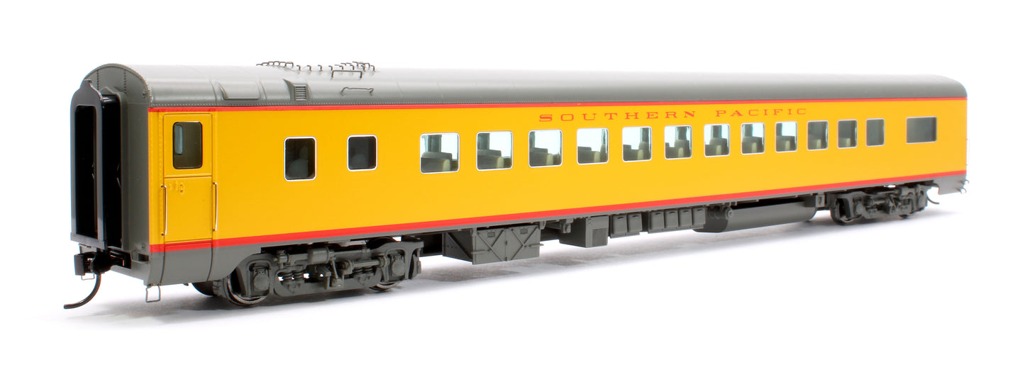 85' Pullman-Standard Southern Pacific 83-C-2 Coach -- Southern Pacific(TM) - Standard w/Decals (yellow, gray, red)