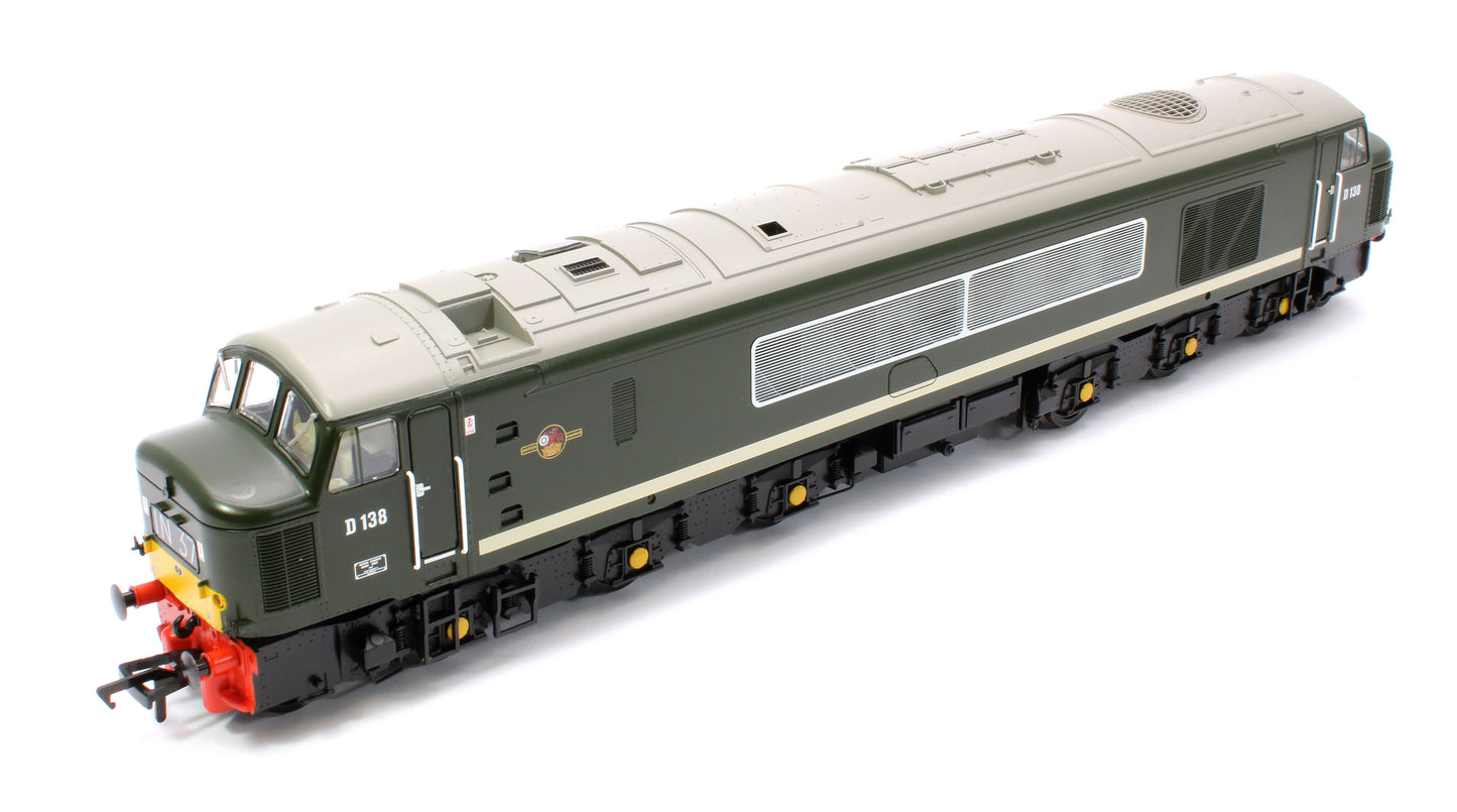 Class 46 Centre Headcode D138 BR Green (Small Yellow Panels) Diesel Locomotive - DCC Sound