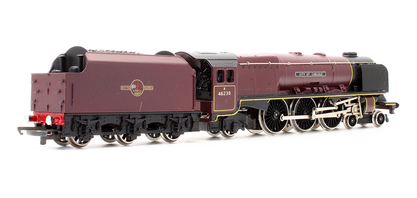Pre-Owned W2226AM2 BR Maroon 4-6-2 'City Of Carlisle' 46238 Steam Locomotive (5 Pole)