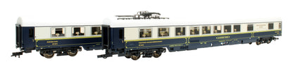 Pre-Owned Roco 64084 SBB Prestige Continental Express '61 85 08-95 515-9 / 61 85 08-90 200-3' 2-Piece Dining/Saloon Coach Set